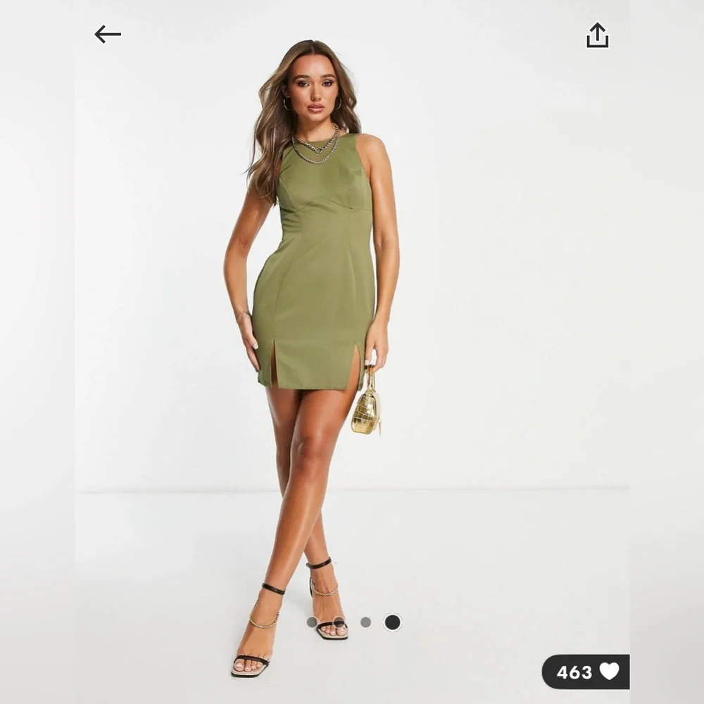 Racer neck mini dress - Picture 1 of 5